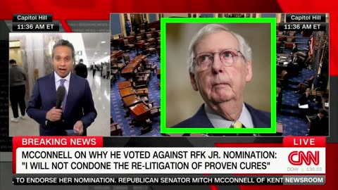 Mitch”Watch The Wives”McConnell takes one last shot at RFK Jr.. (Check Description)