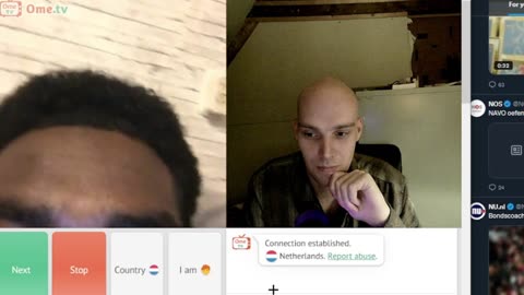 Anti white racism filmed within about half an hour on ome.tv