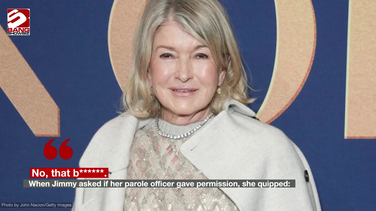 Martha Stewart says parole officer banned her from Saturday Night Live gig