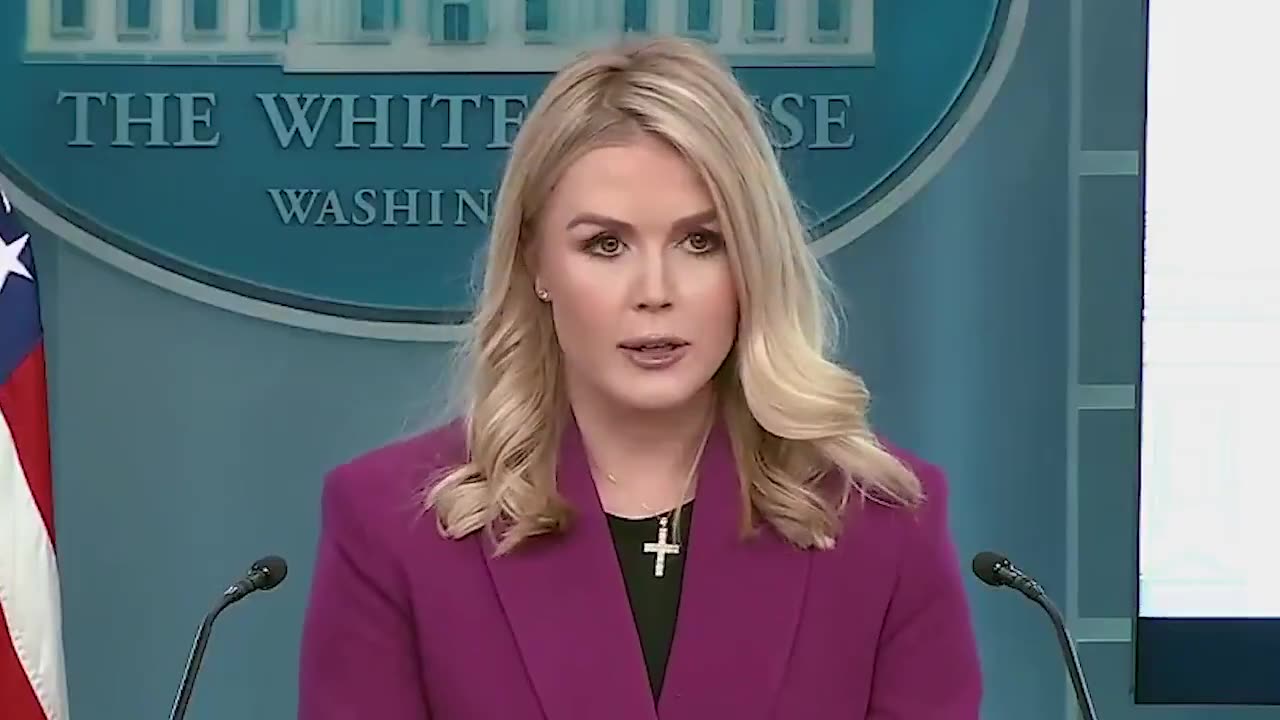 Press Sec Karoline Leavitt announces HUGE changes to the WH briefing room