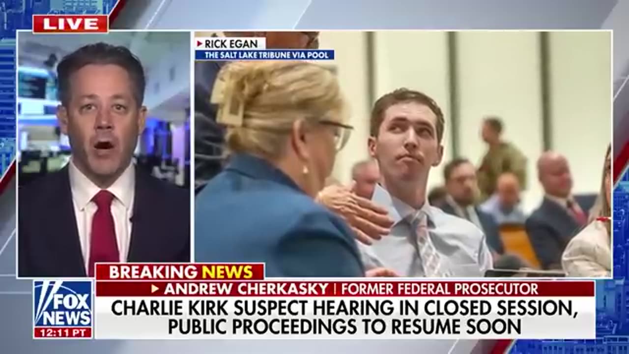 SMILING IN SHACKLES__ Suspected Charlie Kirk assassin makes first in-person court appearance