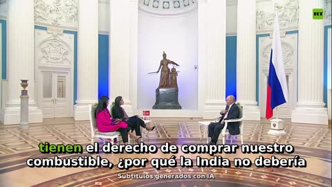 Putin: EE.UU. compra combustible a Rusia, ¿por qué la India no puede?