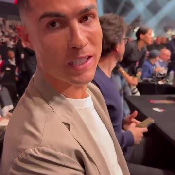 Smiling moment when Cristiano Ronaldo expresses his love for the sport