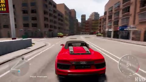 Test Drive Unlimited Solar Crown - Audi R8 Spyder V10 RWS 2018 - Gameplay (PS5 UHD) [4K60FPS]