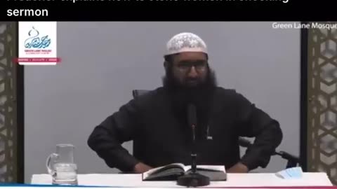 An imam in Birmingham is teaching how to stone a woman to death.