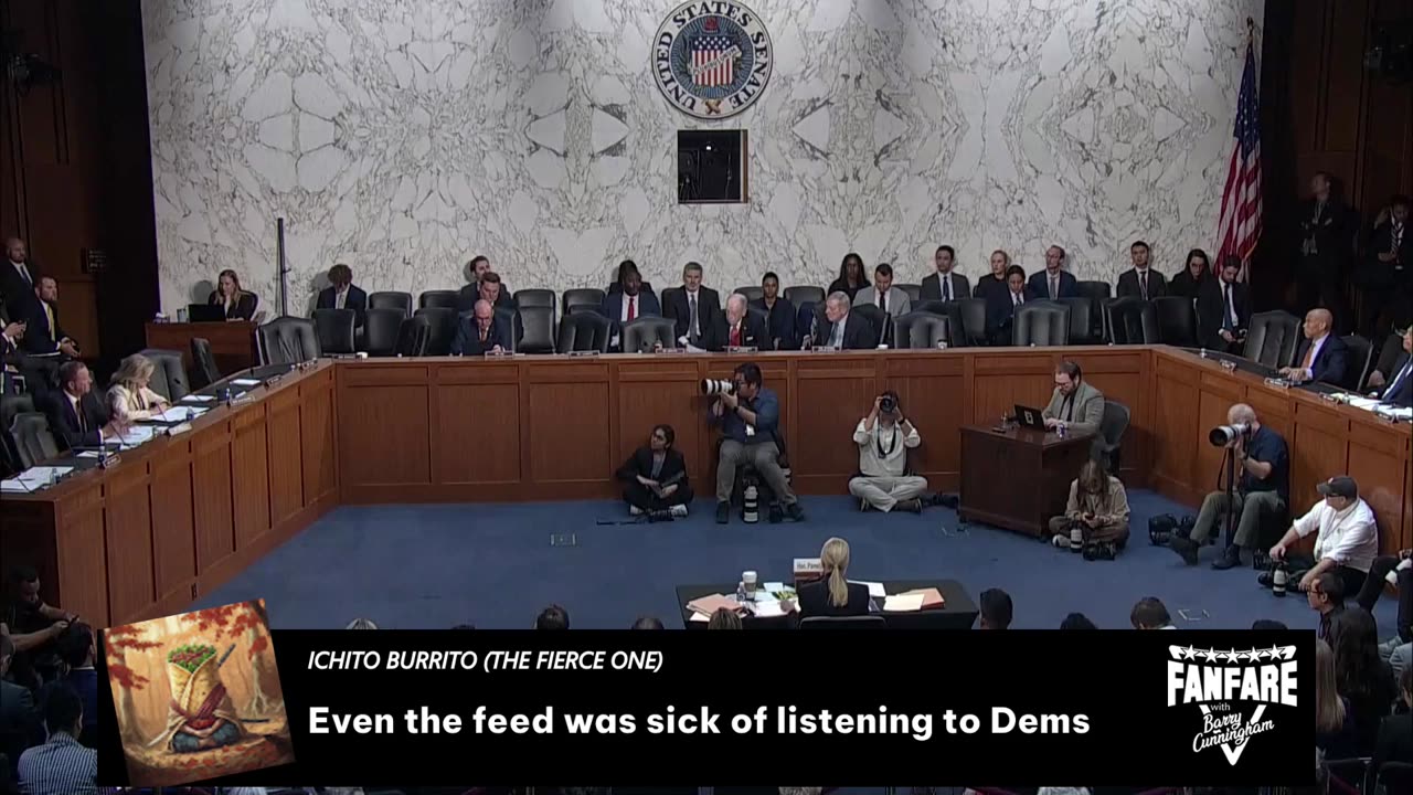 MUST SEE LIVE: PAM BONDI SENATE HEARING!