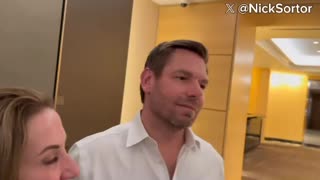 Nick Sortor confronts Democrat Eric Swalwell about his Chinese spy girlfriend, Fang Fang