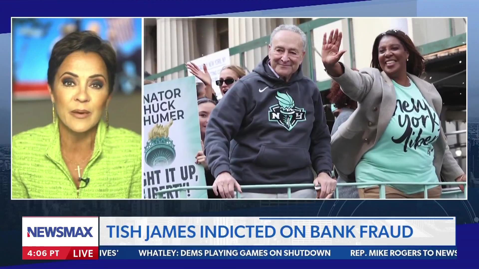 Kari Lake on NY AG Letitia James’ indictment on bank fraud.