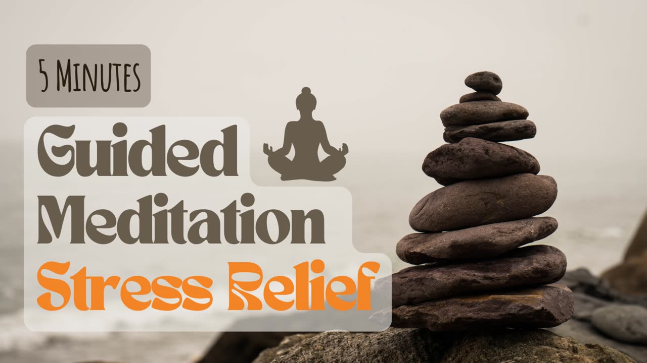 5-Minute Guided Meditation for Stress Relief 🌿