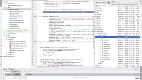 Using External Storage of an Emulator in Android Studio