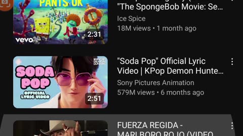 In memory youtube trending history 12-31-25