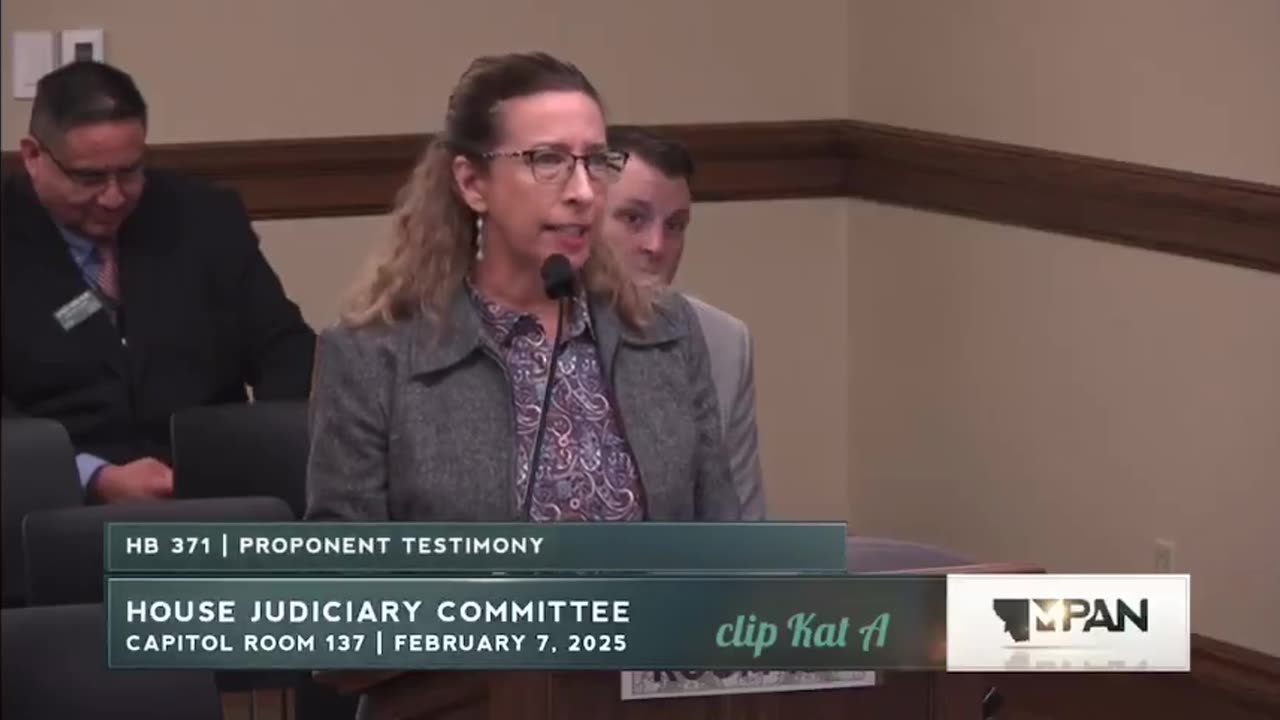 Dr. Christine Drivdahl-Smith gave an incredible testimony before the Montana judiciary