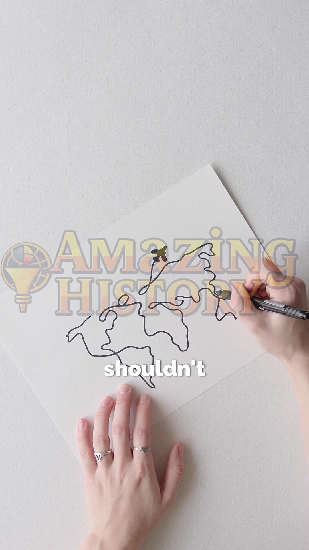 This Map Was Drawn By a Teenager in 1912 #historyfacts #mindblown