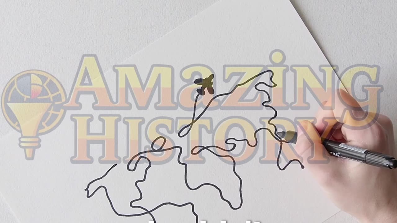 This Map Was Drawn By a Teenager in 1912 #historyfacts #mindblown