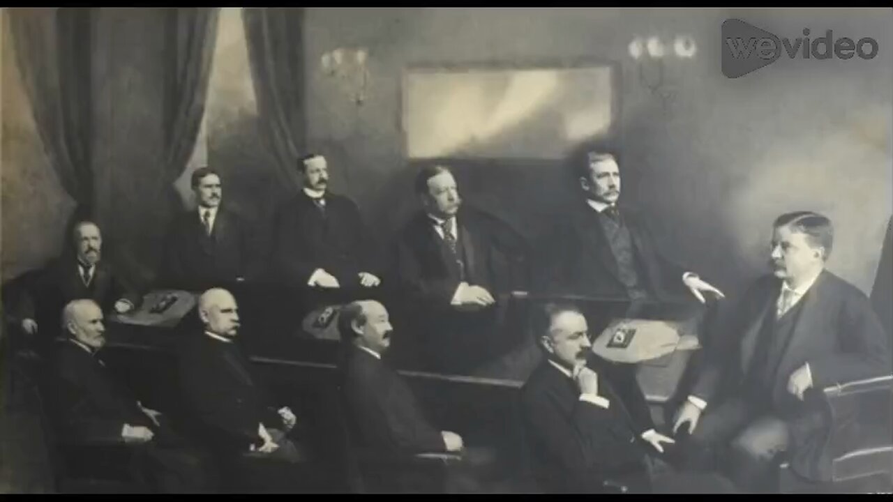 Theodore Roosevelt and the first Cabinet Meeting in the West Wing