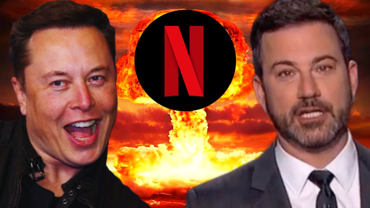 Elon Musk's WAR On Netflix Get Worse, Jimmy Kimmel And Stephen Colbert CRY About Their Failing Shows