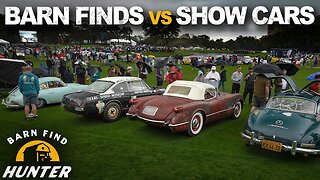 Barn Finds STEAL the spotlight at a FANCY car show