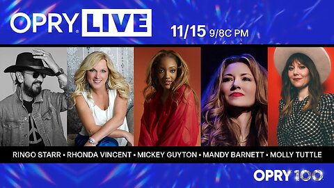 Opry Live - Ringo Starr, Rhonda Vincent, Mickey Guyton, Mandy Barnett, and Molly Tuttle