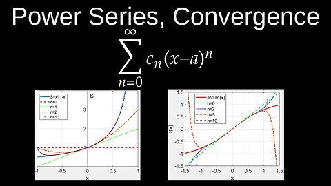 Power Series, Convergence, Radius, Interval, Ratio Test, Differentiation and Integration - Calculus