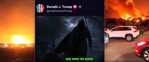 EARTH BUZZED BY 2ND CLOSEST ASTEROID ON RECORD*TRUMP POSTS GRIM REAPER VIDEO*HUGE REFINERY FIRE!