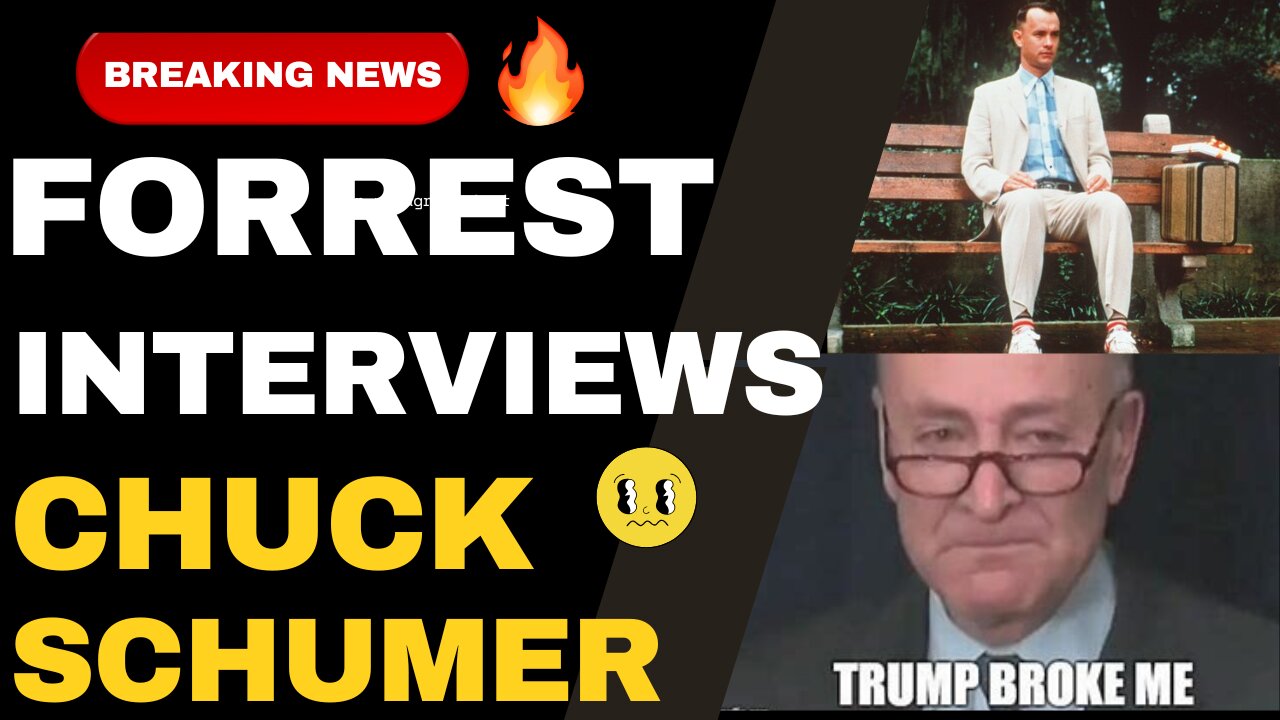forrest gump interviews chuck schummer😂🤣😂🤣