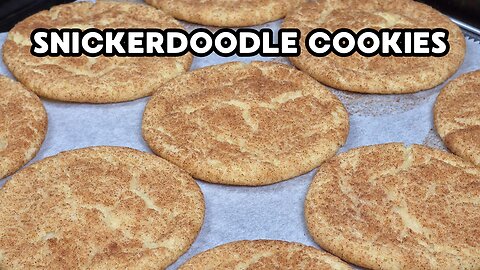 Soft & Chewy Snickerdoodle Cookies Recipe