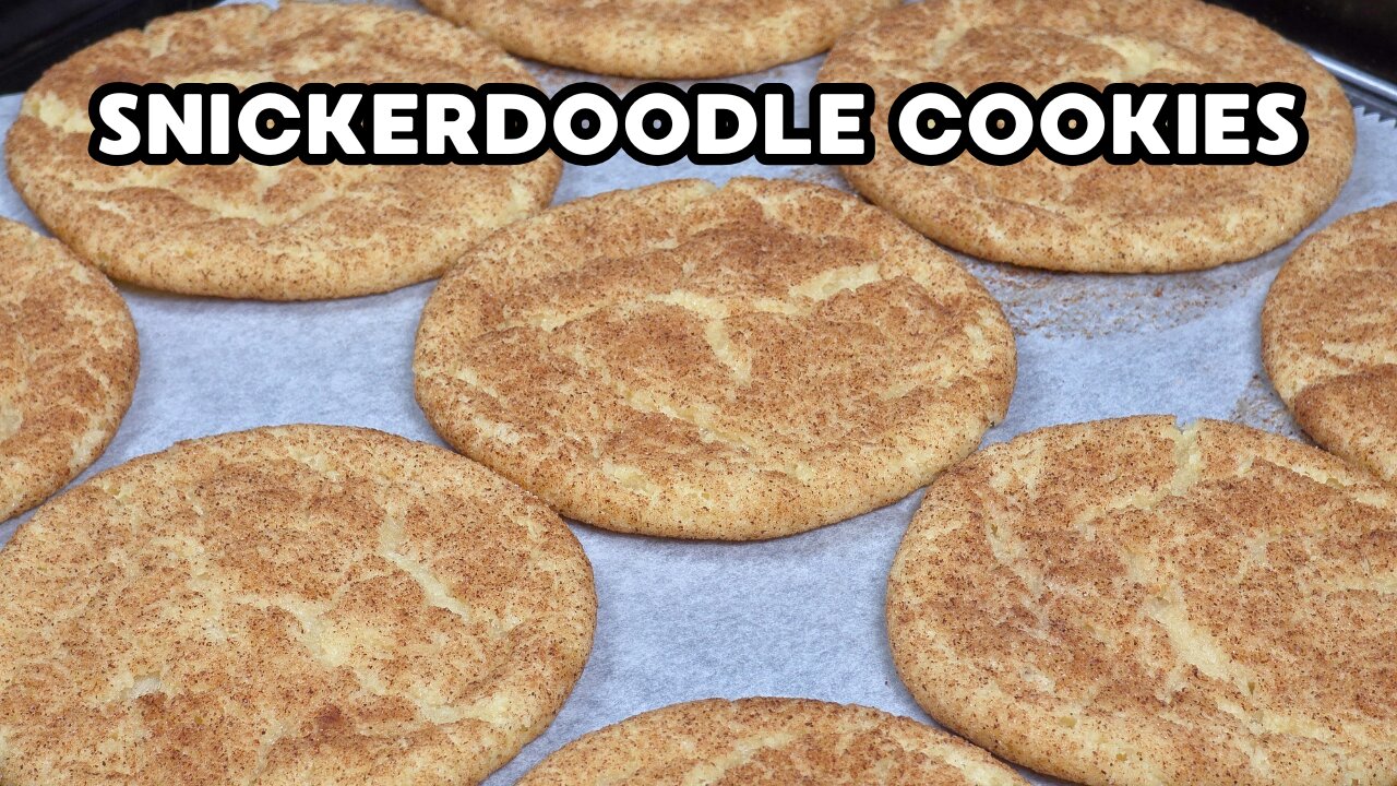 Soft & Chewy Snickerdoodle Cookies Recipe