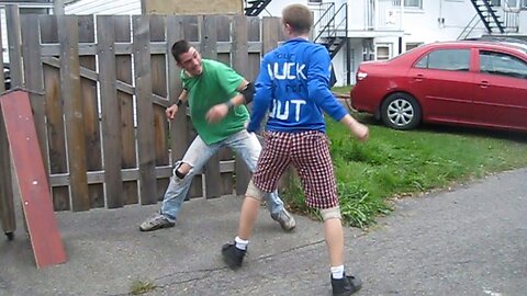 2/3 Falls Match - Ric Roberts VS Nikky Chance - CHW Backyard Wrestling