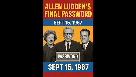 Allen Ludden's Final Password Show ~ Highlights