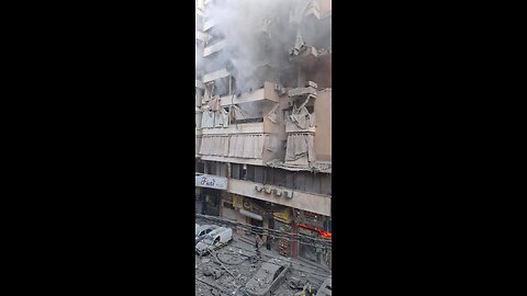 The target of the Israeli airstrike in Beirut's southern suburbs a short while ago is senior