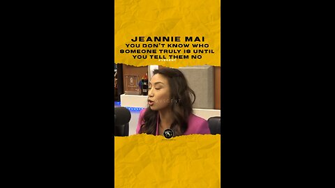 @thejeanniemai You don’t know who someone truly is until you tell them no