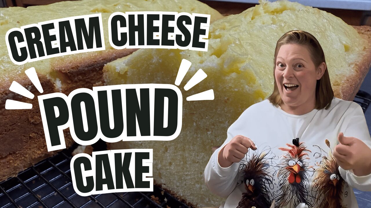 Making a Cream Cheese Pound Cake from Scratch | Double the Recipe for a Crowd + Bundt