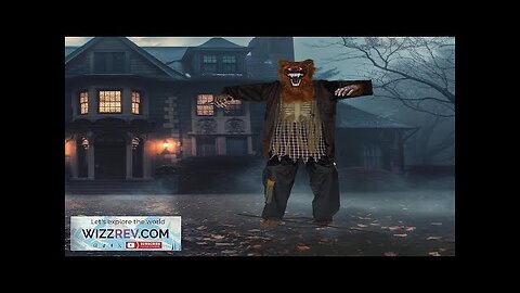 Northlight Huge Lighted and Animated Talking Werewolf Commercial Outdoor Halloween Review