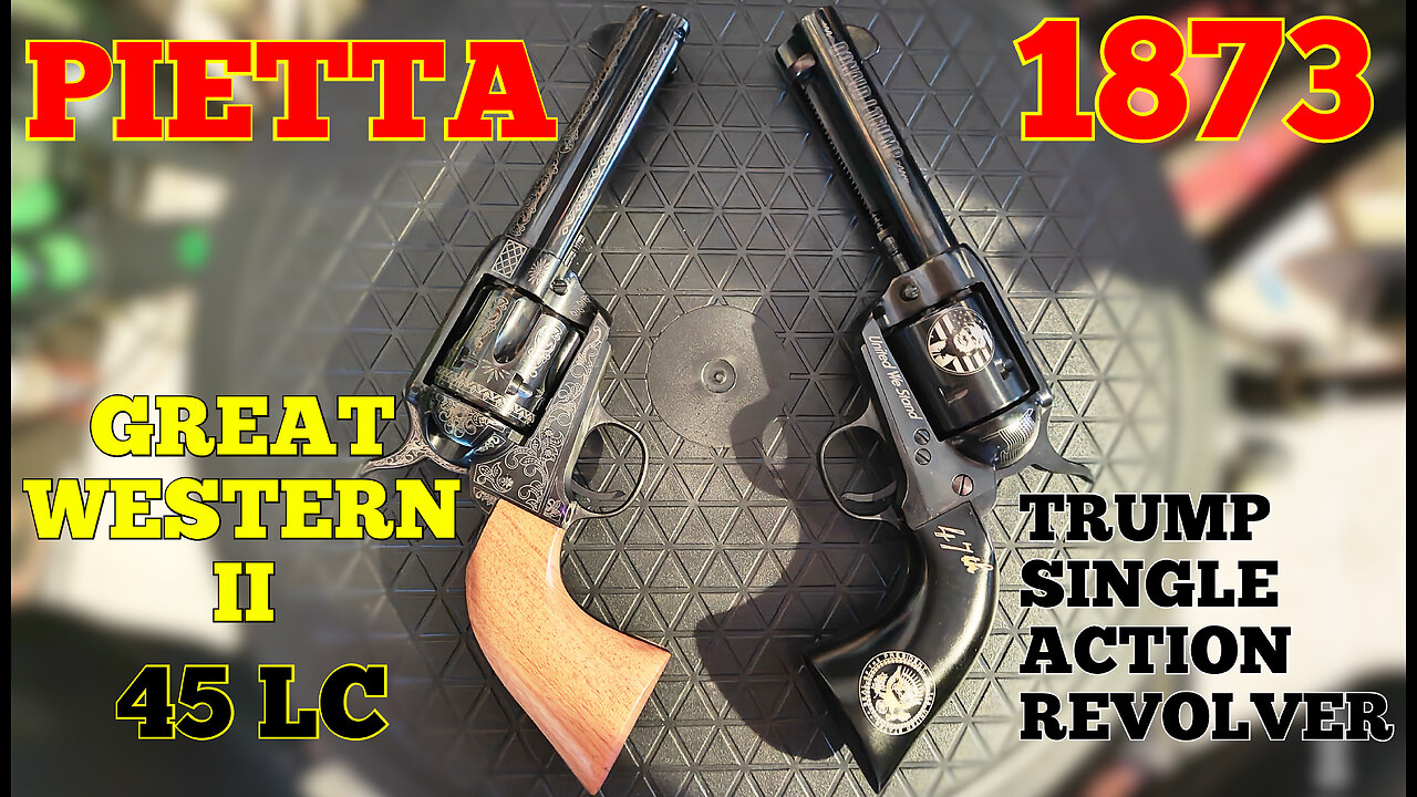 PIETTA GREAT WESTERN II 1873 SINGLE ACTION 6-SHOOTER REVOLVERS : NEW ADDITIONS TO ARMORY COLLECTION!