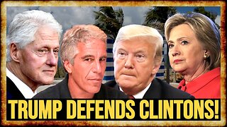 Trump ODDLY TROUBLED by Clintons' EPSTEIN TESTIMONY