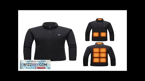 TENGOO HJF-09 9 Heated Area Jacket Outdoor Fleece Coat USB Electric Heating Review