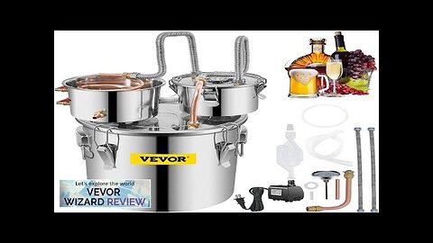 8Gal Home Use Moonshine Still Brewing Stainless Steel Water Wine Alcohol Double Review