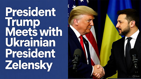 President Trump Meets with Ukrainian President Zelensky