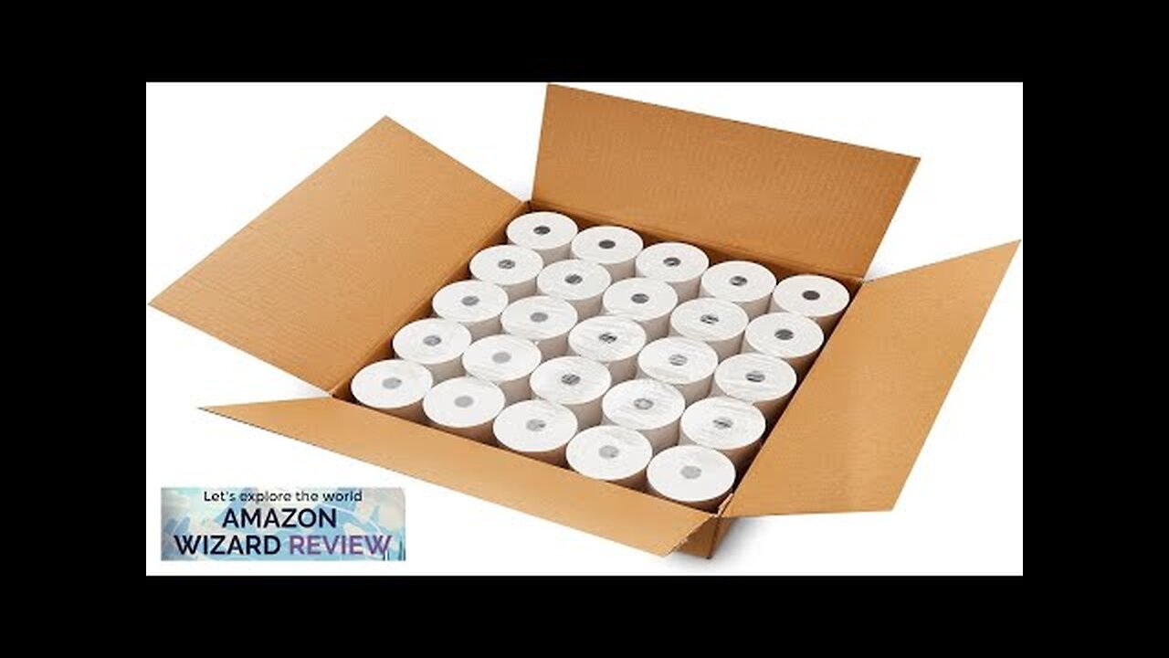 (50 Rolls) 3 1/8 x 230 Thermal Paper Receipt Rolls (55 GSM Review