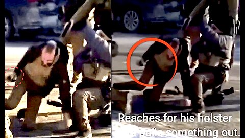 Alex Pretti Seen Reaching for His Holster Prior to Being Neutralized