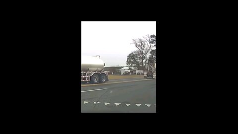 Cement truck vs Semi