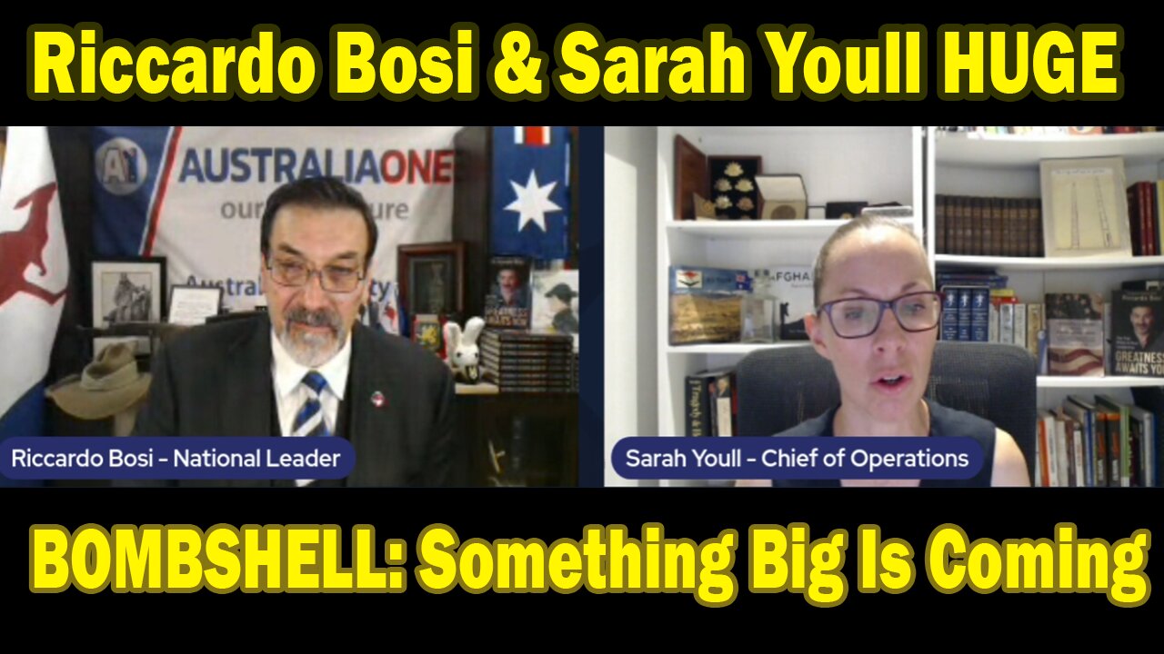 Riccardo Bosi & Sarah Youll HUGE Intel Oct 9: "BOMBSHELL: Something Big Is Coming"