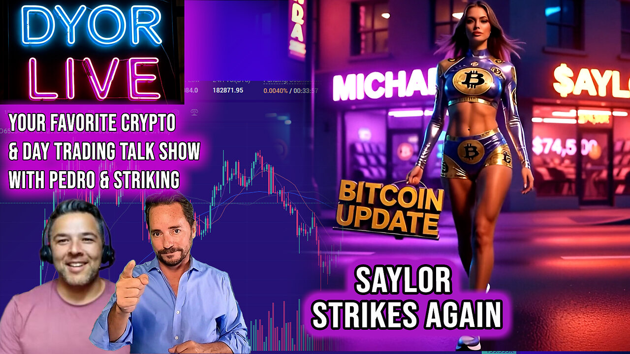 Thursday Bitcoin, Gold, Silver - Saylor Strikes Again