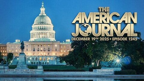 AMERICAN JOURNAL WITH BREANNA MORELLO - 12/19/2025: DOJ Faces Epstein Files Deadline, Brown University Shooting Suspect Found Dead, Dem Judge Convicted For Obstructing ICE Agents