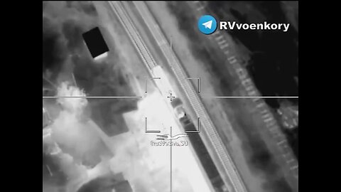 Attack on a train carrying supplies for Ukrainian Armed Forces attacks in Kursk Oblast