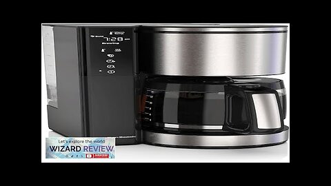 Hamilton Beach 14 Cup Programmable Coffee Maker Programmable Easy Measure Light Review