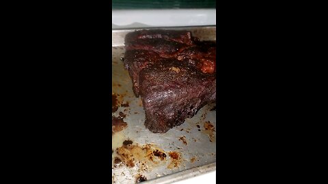 PART 5 Cherry Smoked Beef Chuck Roast - The Finished Product