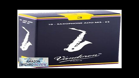 Vandoren SR213 Alto Sax Traditional Reeds Strength 3; Box of 10 Review