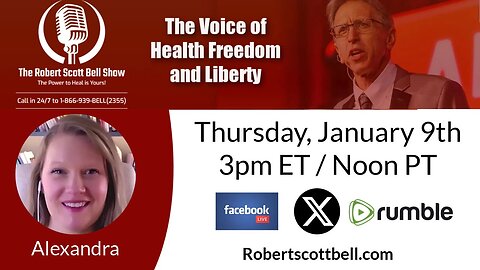 Jonathan Emord, Biden Fauci Pardon, DOE Downsizing, Iodine Deficiency, Alexandra, Informed Consent, Ancient Wizard-Doctor - The RSB Show 1-9-25