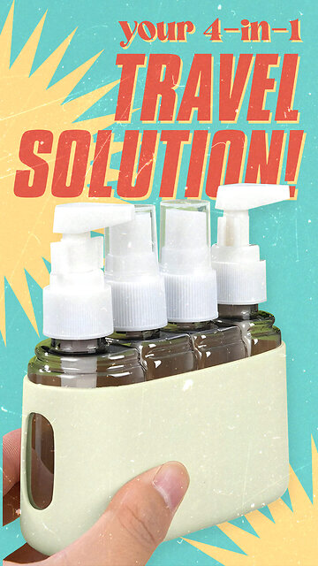 4-in-1 50ml Travel Bottle Set